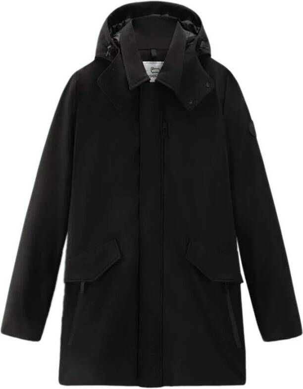 Woolrich Zwarte Urban Tech Softshell Jas Black Heren