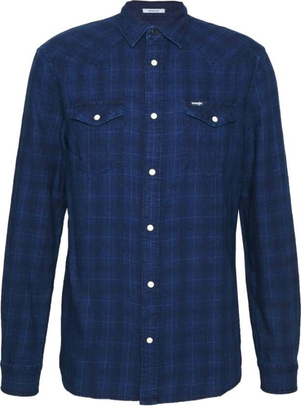Wrangler Alledaagse t-shirts Blauw Heren
