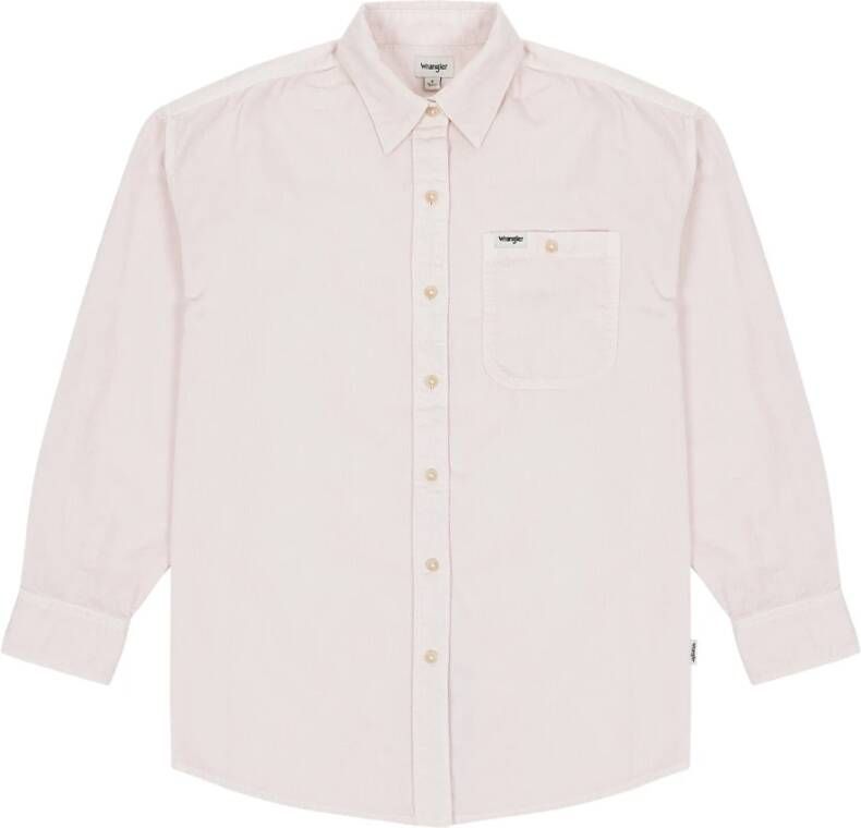 Wrangler Corduroy Shirt voor Dames Roze Dames