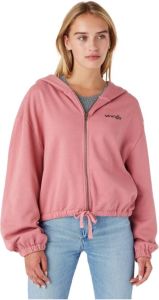 Wrangler Dames sweatshirt met capuchon Roze Dames