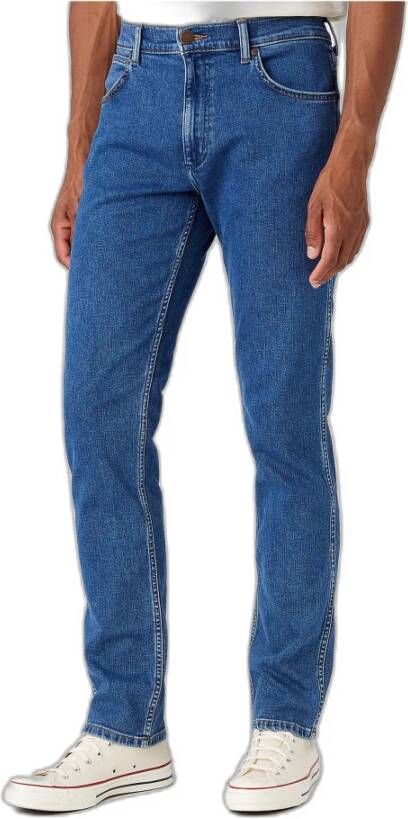 Wrangler Rechte jeans Greensboro Blauw Heren