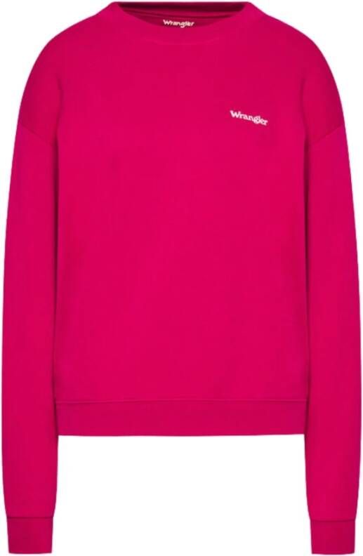 Wrangler Retro Sweatshirt Roze Dames