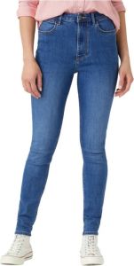 Wrangler Skinny Jeans Blauw Dames