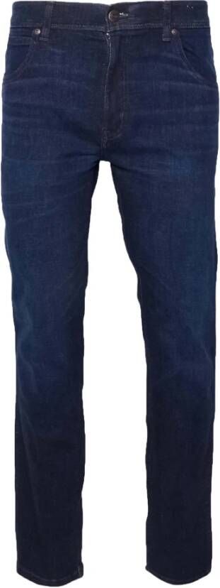 Wrangler Slim-fit jeans Blauw Heren