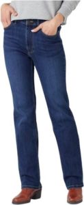 Wrangler Straight Jeans Blauw Dames