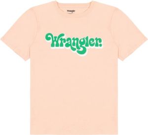 Wrangler T-Shirts Oranje Dames