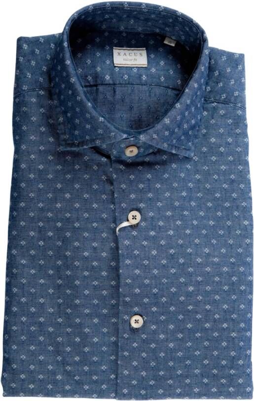 Xacus Alledaagse t-shirts Blauw Heren