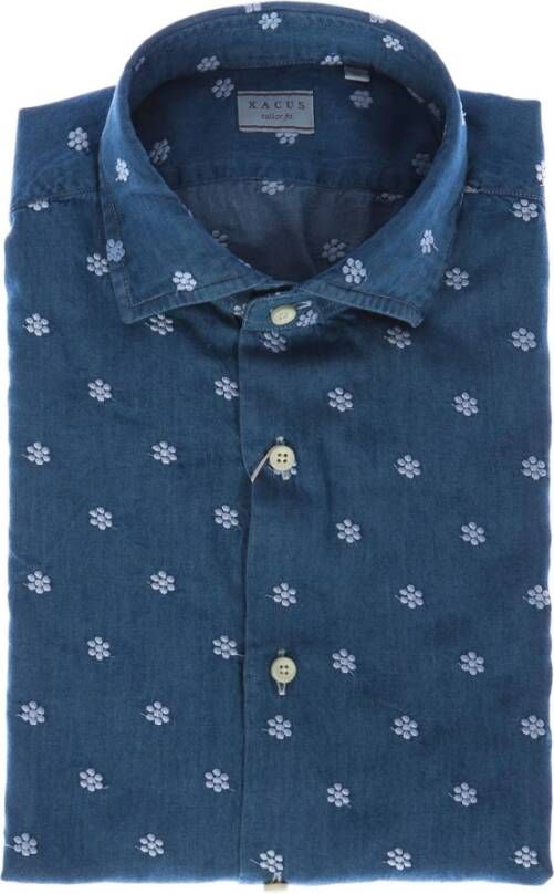 Xacus Alledaagse t-shirts Blauw Heren