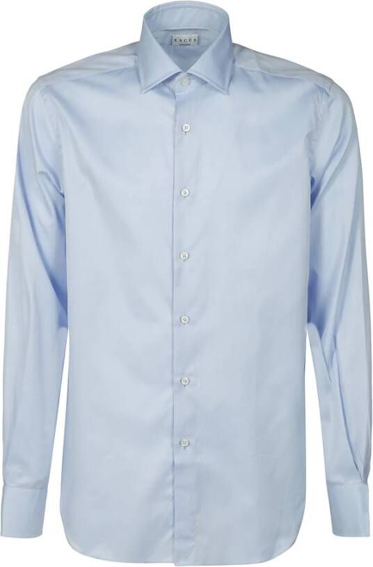 Xacus Formele shirts Blauw Heren