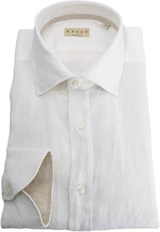 Xacus Gewassen shirtkunst. 21912.002 White Heren
