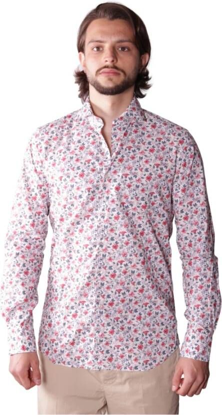 Xacus Heritage print shirt Roze Heren