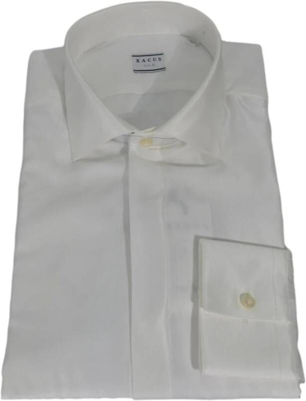 Xacus Modelhemd 21104001 White Heren