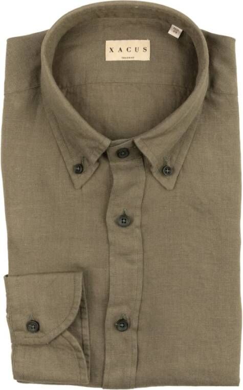 Xacus Shirt Groen Heren
