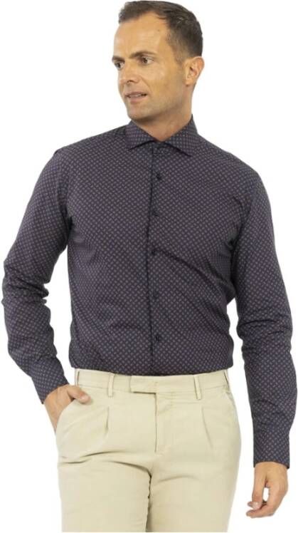Xacus Shirts Blauw Heren