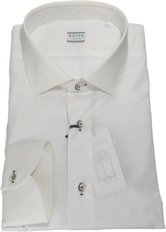 Xacus Tailor Shirt 21705810 Dressing White Heren