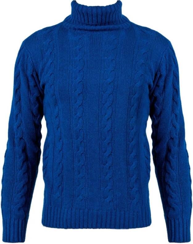 Xagon Man Gestructureerde Golftrui Blue Heren