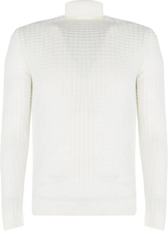 Xagon Man Round-neck Knitwear Beige Heren
