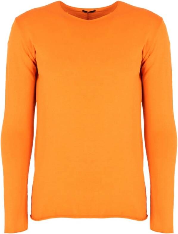 Xagon Man Round-neck Knitwear Oranje Heren