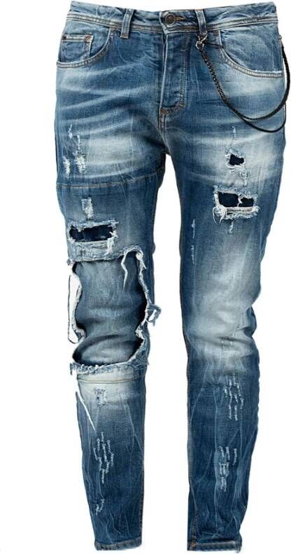 Xagon Man Slim-fit Trousers Blauw Heren