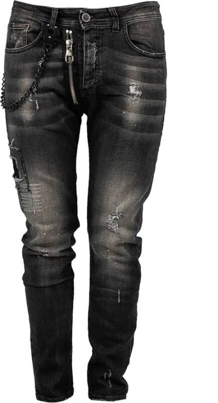 Xagon Man Slim-fit Trousers Zwart Heren