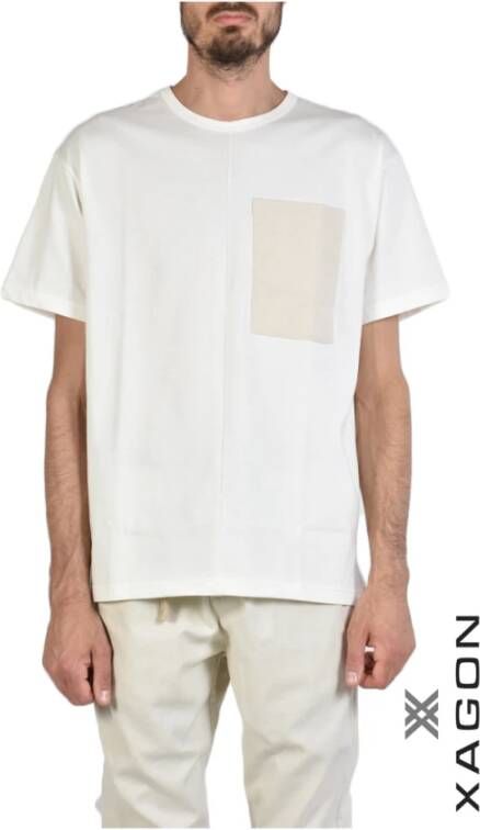 Xagon Man T-Shirts Beige Heren