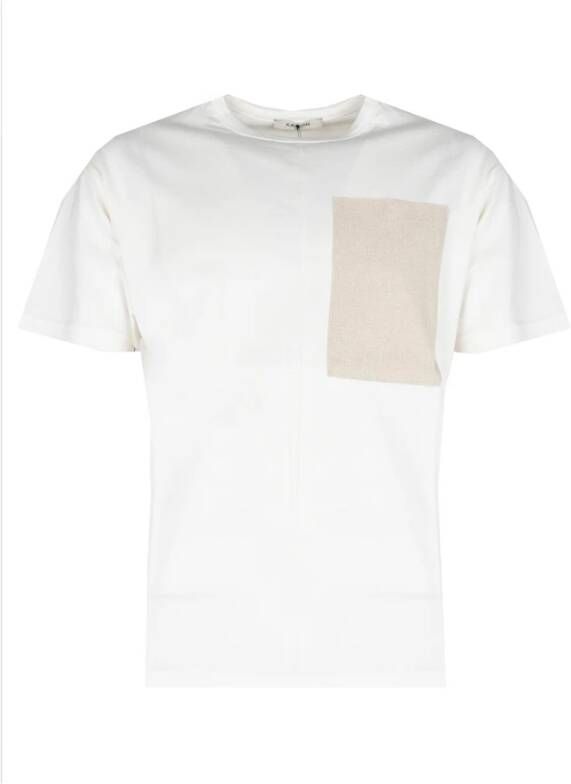 Xagon Man Casual Ronde Hals Zak T-Shirt White Heren