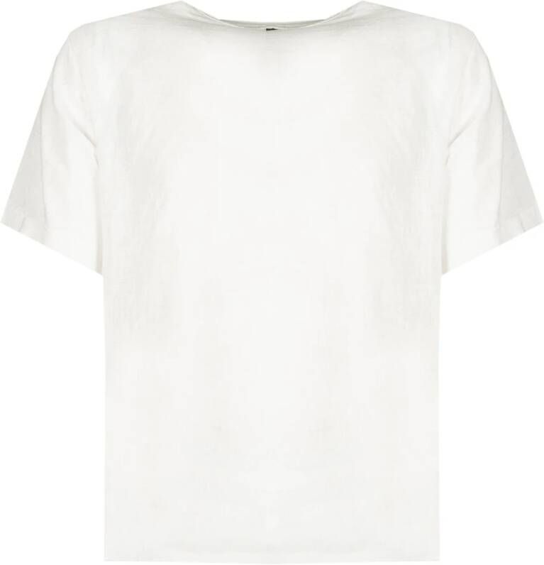 Xagon Man Oversize Ronde Hals T-shirt White Heren