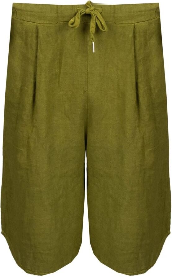 Xagon Man Linnen Shorts Eenvoudige Stijl Italië Green Heren - Foto 4