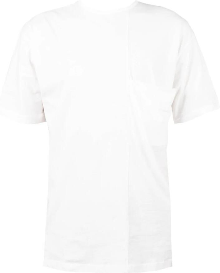 Xagon Man Oversize Ronde Hals Zak T-shirt White Heren - Foto 4