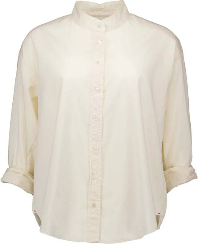 XiRENA Elegante Wilder Pale Straw Blouse Beige Dames