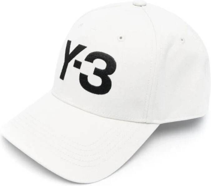 Y-3 Logo Baseballpet van Gerecycled Polyester Grijs Heren
