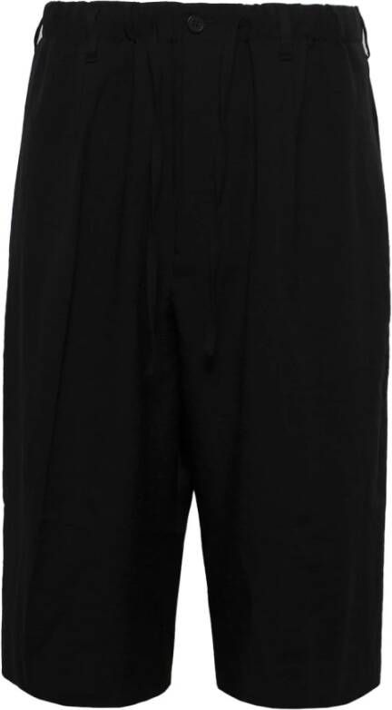 Y-3 Casual zwarte katoenen shorts Zwart Heren