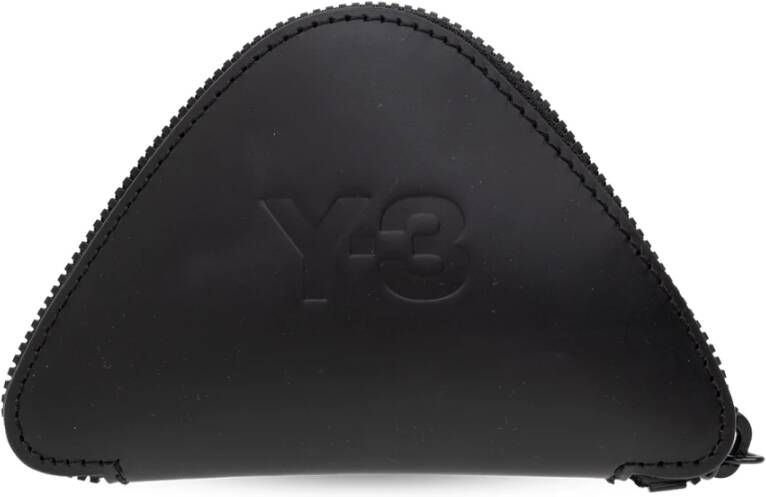 Y-3 Opvouwbare Shopper Tas in Donkergroen Zwart met Driehoekig Zakje Green Unisex
