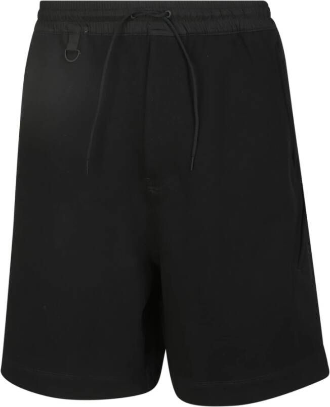 Y-3 Comfortabele zwarte katoenen shorts Zwart Heren