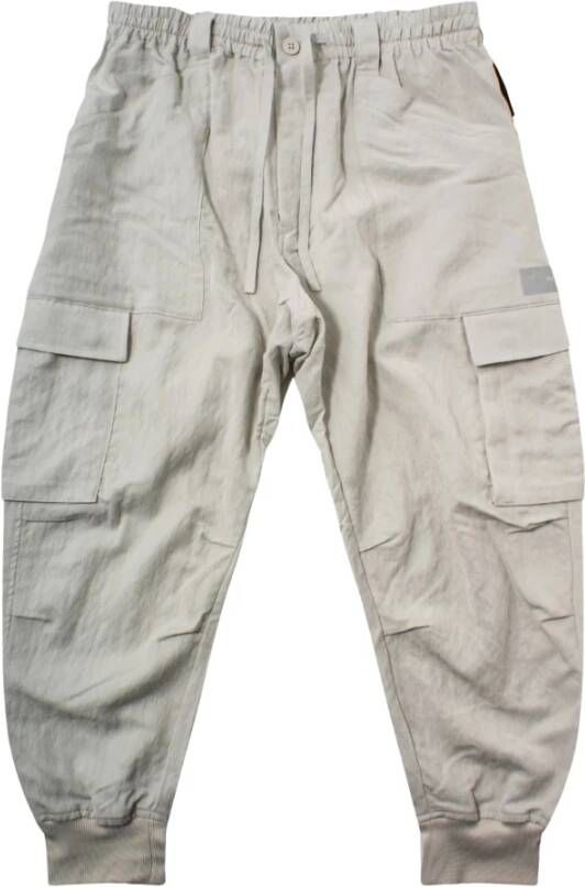 Y-3 Cropped Trousers Grijs Heren