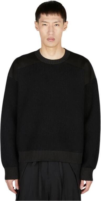 Y-3 Originele Sweatshirt van Wollen Mix Black