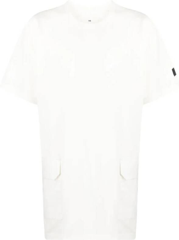Y-3 Klassieke Zak T-shirt White Heren