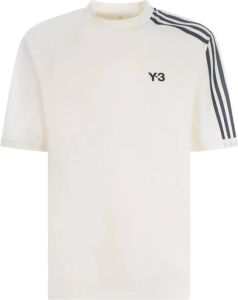 Y-3 Korte Mouw T-shirt Wit Heren