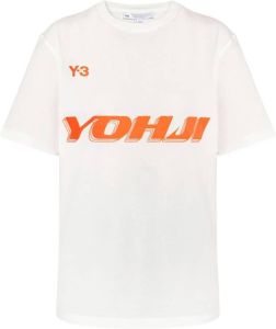 Y-3 Logo T-shirt Wit Dames
