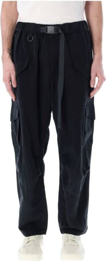 Y-3 Men Clothing Trousers Black Ss23 Zwart Heren