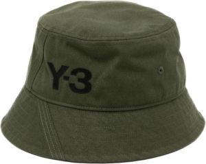 Y-3 Nachtlading Bucket Hat Groen Unisex