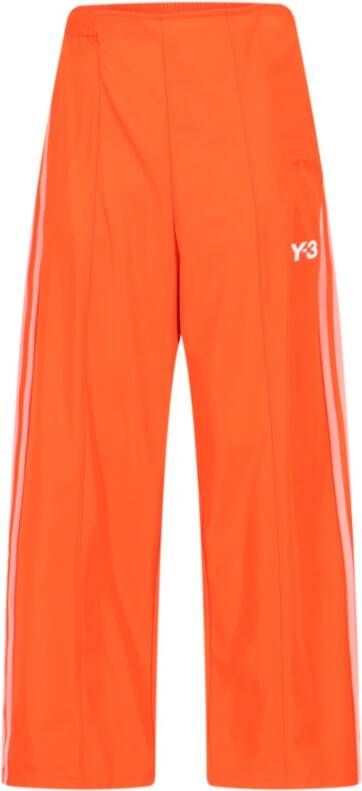 Y-3 Stijlvolle Firebird Track Pants Orange Dames