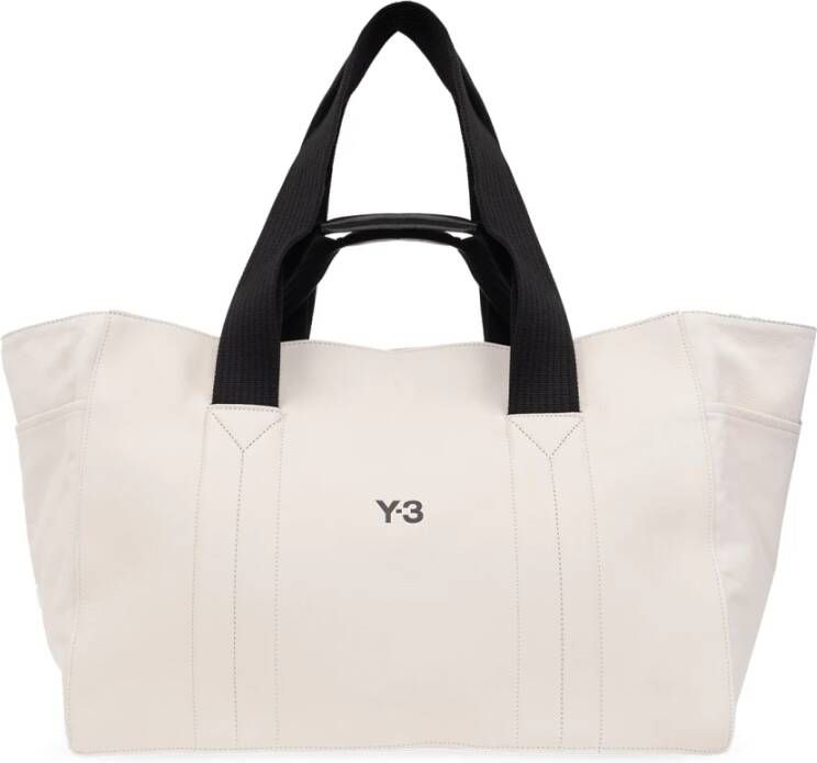Y-3 Shopper tas met logo Grijs Unisex