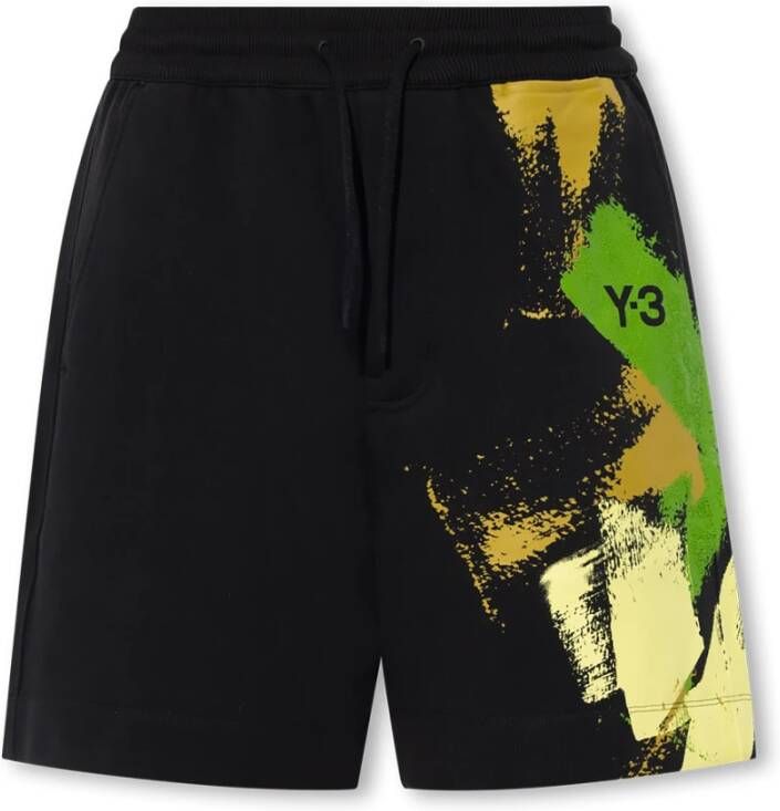 Y-3 Shorts met logo Zwart Dames