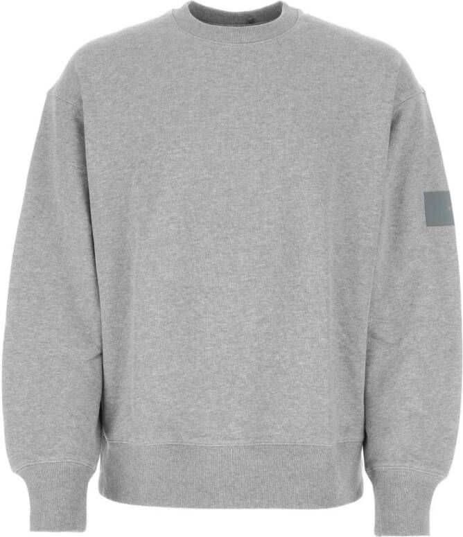 Y-3 Melange grijs katoenen sweatshirt Grijs Heren