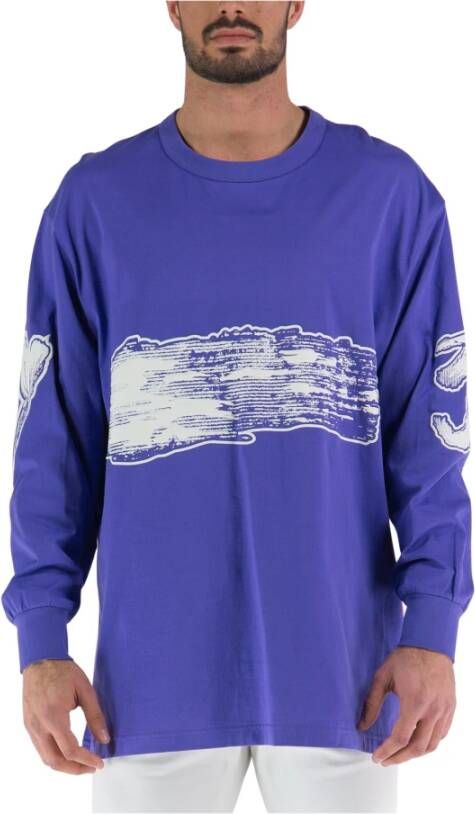Y-3 T-shirt met lange mouwen Purple