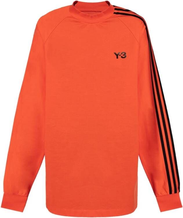 Y-3 T-shirt met logo Orange