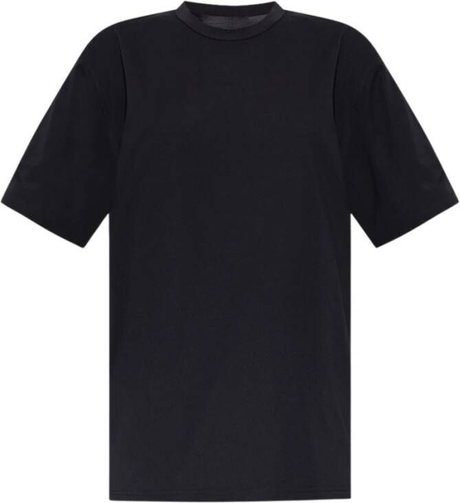 Y-3 T-shirt met zakken Zwart Dames