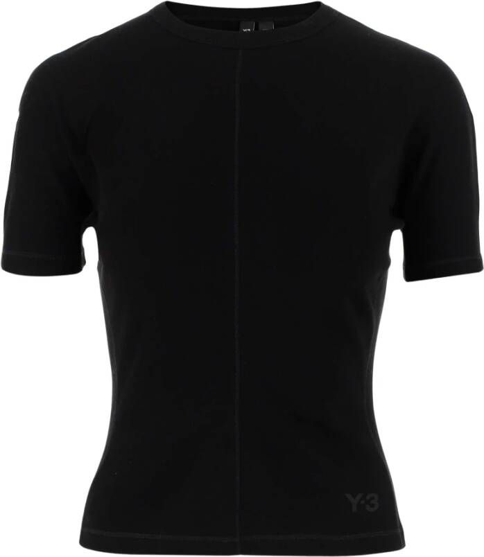 Y-3 T-shirt Zwart Dames