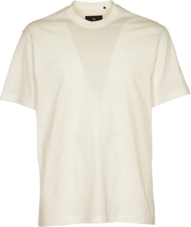 Y-3 T-shirts and Polos White Wit Heren